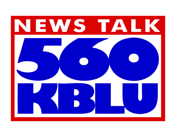 560 KBLU Radio Station Logo